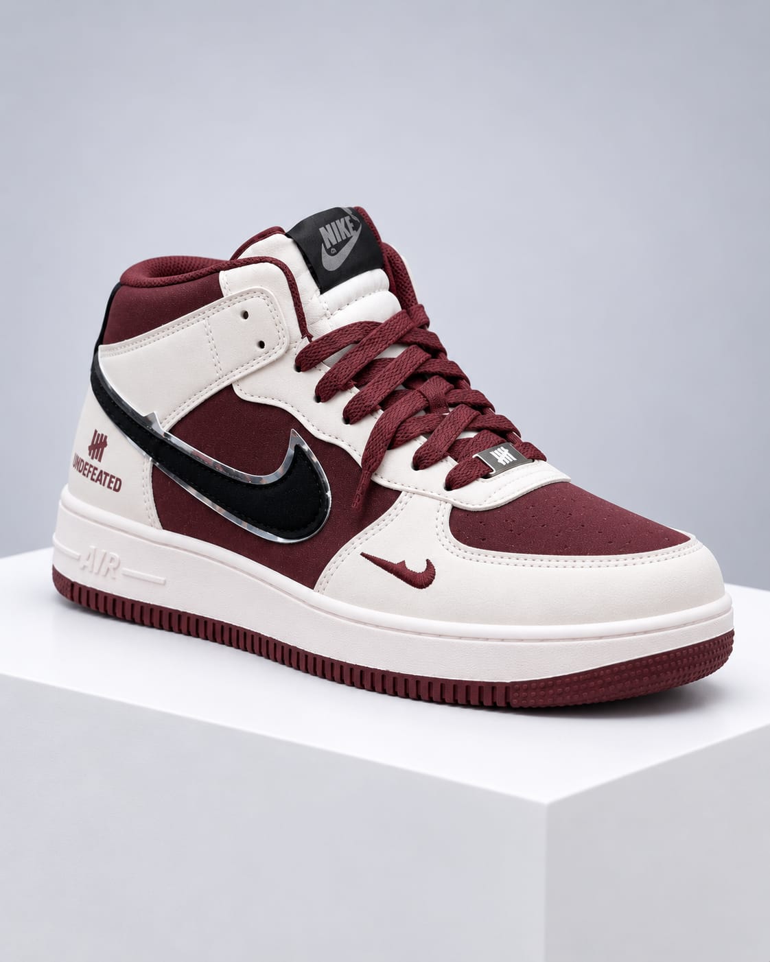 Nike Air Force 1 High x Dior Maroon & Beige